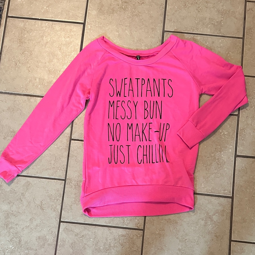 Electric Family Bright Pink Sweatshirt